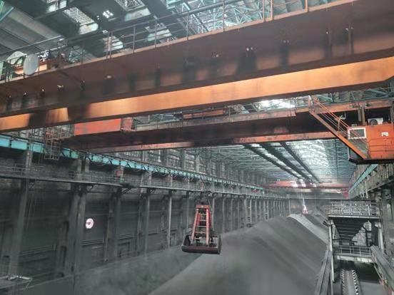 宁夏某钢厂散料原料场-天车定位系统